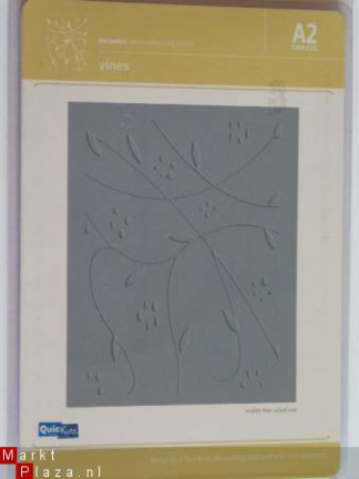 OP=OP Quickutz embossing folder vines