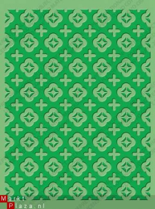 OP=OP cuttlebug embossing-folder maroccan screen