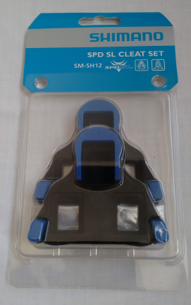 Shimano Schoenplaatjes SM-SH12 (blauw) voor SPD-SL pedalen