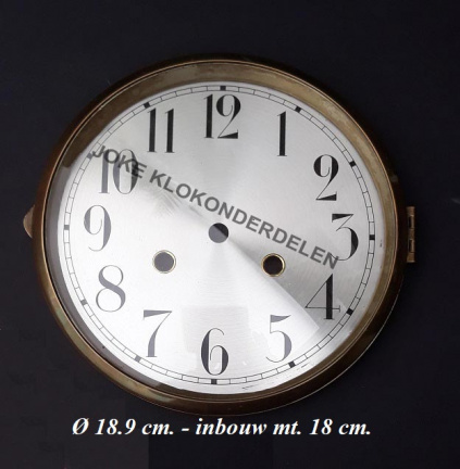 = Deur / wijzerplaat = bol glas = 39756