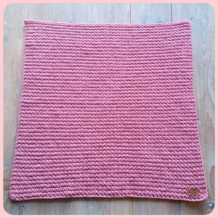 Gehaakte babydeken (div. kleuren) | Handgemaakt | NIEUW! - Afbeelding 2