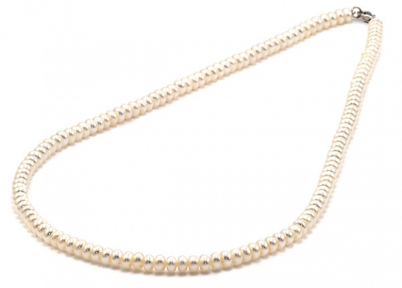 No 246 Parelcollier echte parels 45 cm - nr. 1