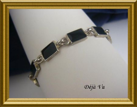 Mooie zwarte armband - nr. 1