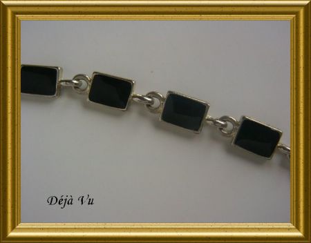 Mooie zwarte armband - Afbeelding 4