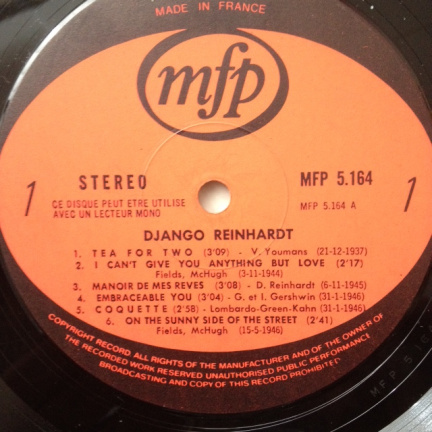 Django Reinhardt - MFP 5164 - JazzLP - Afbeelding 3