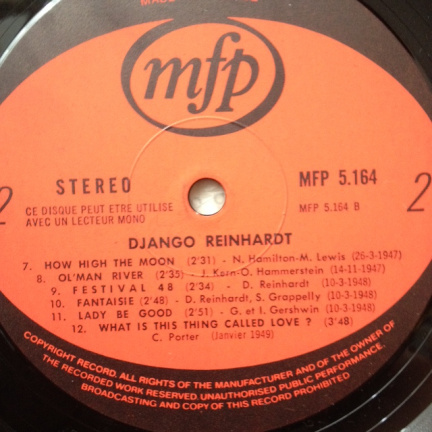 Django Reinhardt - MFP 5164 - JazzLP - Afbeelding 4