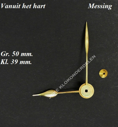 === Wijzers Franse pendule = oud === 37020