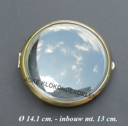 Pendule deur = bol geslepen glas = 39982