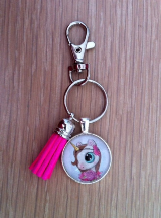 Leuke sleutelhanger unicorn - nr. 1