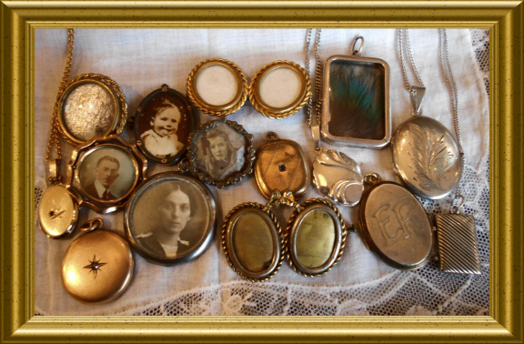 Oude doublé foto broche : man met lorgnet / halve bril - Afbeelding 6