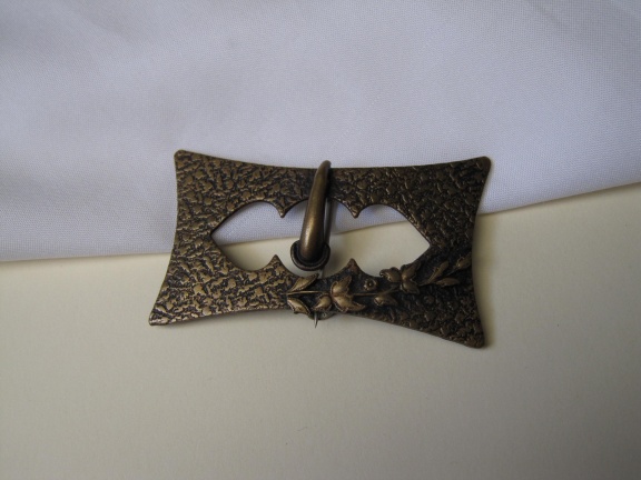 Broche gesp art nouveau 6.1x3.5 cm - Afbeelding 6