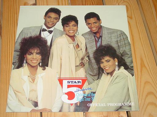 5 star programma-boek tour '87 gesigneerd - nr. 1