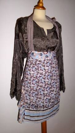 MENONOVE Rok bloemetjes ( elastische taille ) Maat 42 ( L ) - Afbeelding 2