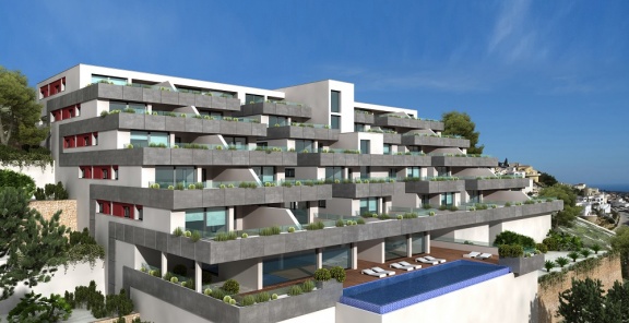 Luxe appartementen met panoramisch zeezicht Costa Blanca