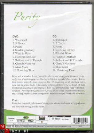 RELAX EN ONTSTRES PURITY DVD EN CD in één box NIEUW