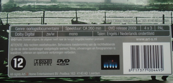 WAR MOVIES COLLECTION WW II 4 DVD BOX NIEUW