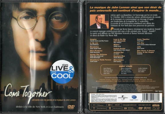 JOHN LENNON COME TOGETHER NIEUWE DVD 3259130216660
