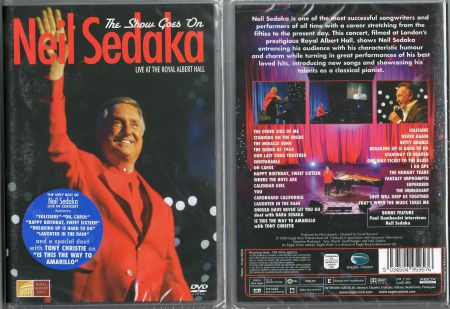 NIEL SEDAKA THE SHOW GOES ON NIEUW DVD 5034504959576