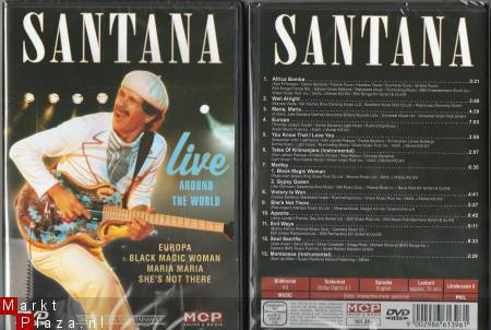 SANTANA LIVE AROUND THE WORLD NIEUWE DVD