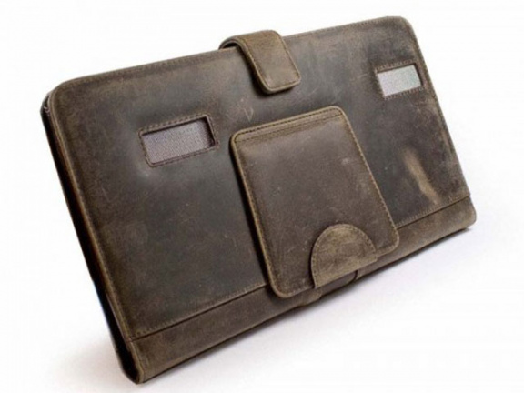 Lederen Tuff-Luv Tri-Axis SaddleBack Case Hoes Archos 101/Arnova 10 - Afbeelding 2
