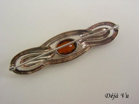 Oude zilveren (835) broche - Afbeelding 3