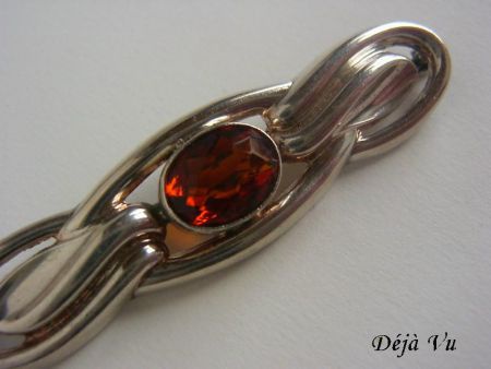 Oude zilveren (835) broche - Afbeelding 4