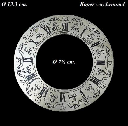 === Wijzerplaat = Zaanse klok = gebruikt === 40204