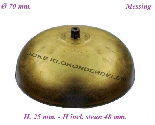 === Klok bel incl. steun = gebruikt === 40223