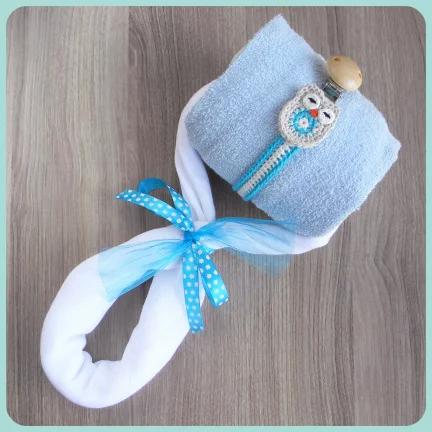 Luiertaart rammelaar lichtblauw | Van 14,95 voor 11,95! - nr. 1