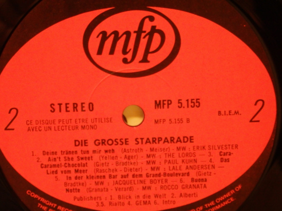 LP - Die grote Starparade. - Afbeelding 4