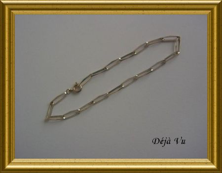 Oud zilveren (835) armbandje : schakels - Afbeelding 3