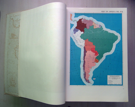 Zeldzame, grote atlas van Peru - nr. 1