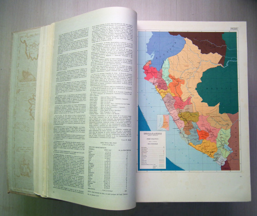Zeldzame, grote atlas van Peru - Afbeelding 6