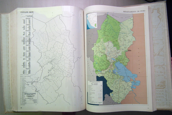 Zeldzame, grote atlas van Peru - Afbeelding 7