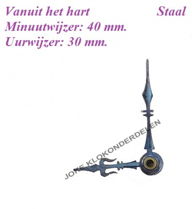 === Wijzers Franse pendule = gebruikt === 40286
