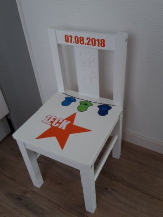 Geboortestoeltje met naam - Afbeelding 5
