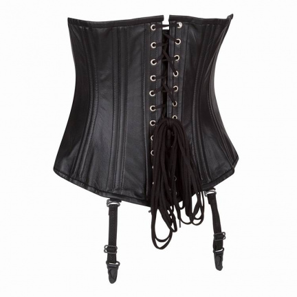 Echt leren corset model 05 waist cincher in xs t/m 10xl - Afbeelding 2
