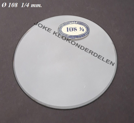 === Geslepen vlak helder glas = gebruikt === 40377