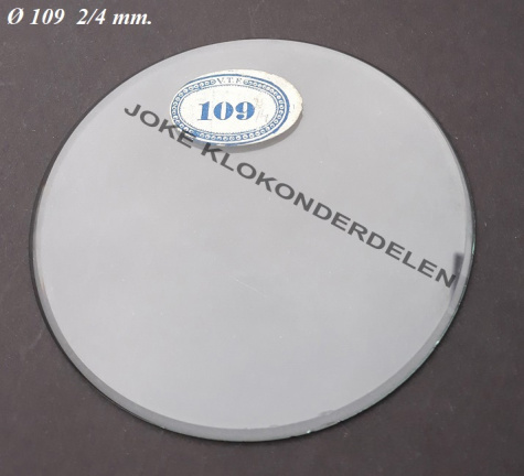 === Geslepen vlak helder glas = gebruikt === 40375