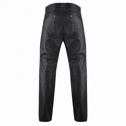 Heren leren broek model motor in maat 30 t/m 44 - Afbeelding 3