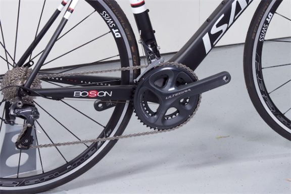 Isaac Boson Ultegra Racefiets 50cm Black-Wit