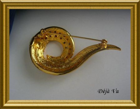 Nog een leuke broche met steentjes - Afbeelding 3