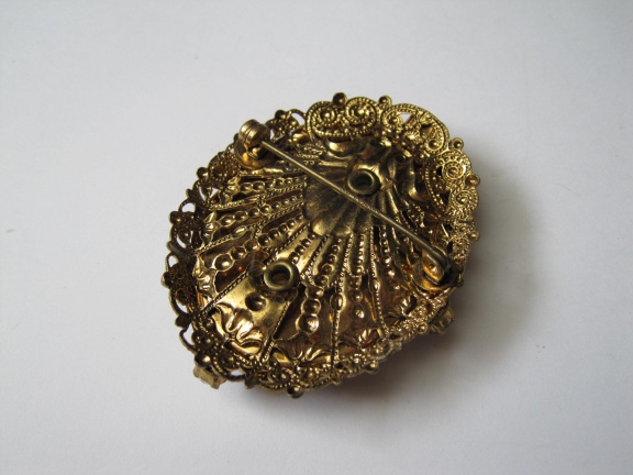 Broche antieke camee roos afbeelding /Germany 5.2x4.1 cm. - Afbeelding 5