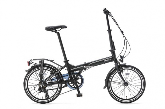 Popal Reload F207 Mat Zwart 20 inch Vouwfiets