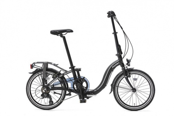 Popal Subway F201 Mat Zwart 20 inch Vouwfiets