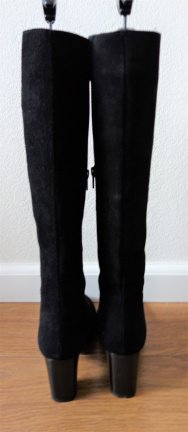 FRED DE LA BRETONIÈRE Zwart suede laarzen (1x Gedragen; Mt.37; WP320eur) - Afbeelding 4