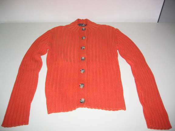 Oranje Cardigan - Extra Large - River Woods - North Eastern Suppliers - nr. 1