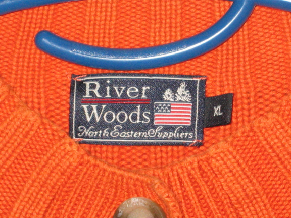 Oranje Cardigan - Extra Large - River Woods - North Eastern Suppliers - Afbeelding 3
