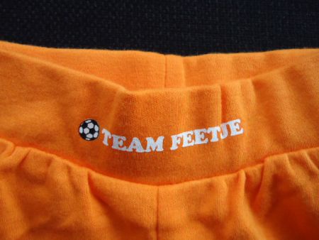 Korte broek oranje Goal maat 68 - Afbeelding 3