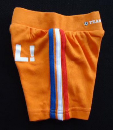Korte broek oranje Goal maat 68 - Afbeelding 5